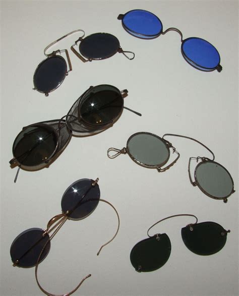 Assorted Victorian And Edwardian Sunglasses Available To Hire From Edwardian
