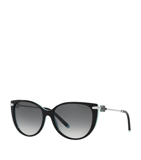 Tiffany And Co Black Cat Eye Sunglasses Harrods Uk