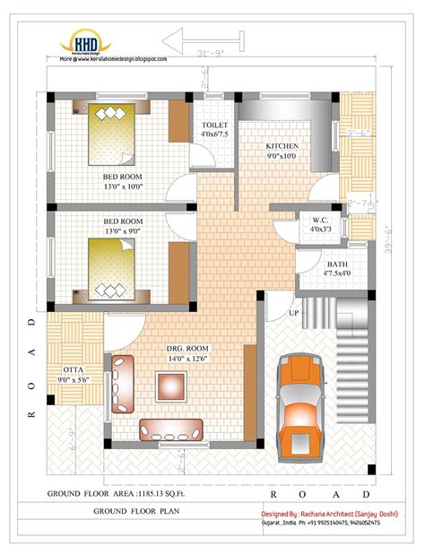 Indian house plans for 750 sq ft. 2370 Sq.Ft. Indian style home design - Kerala home design ...