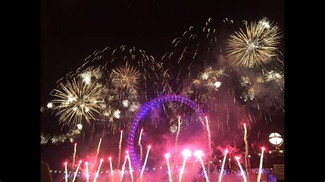 London Fireworks 2016 New Years Eve Fireworks Youtube