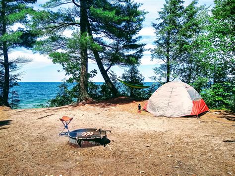 A Pristine Camping Spot In The Hiawatha National Forest Michigan R