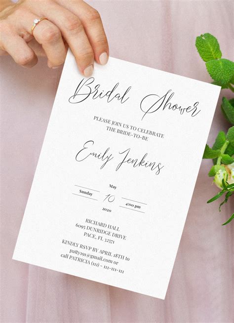 Free Printable Bridal Shower Invitations Customize And Print