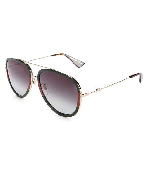 Gucci Women S Aviator 57mm Sunglasses Dillard S