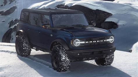 2021 Ford Bronco Four Door Colors Rendered