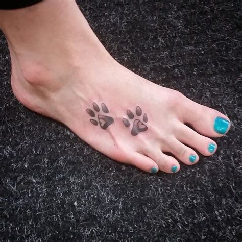 65 Best Paw Print Tattoo Meanings And Designs To Appreciate Your Pets