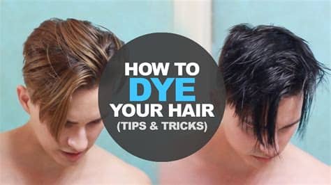 Because of this, it has the strongest pigmentation, which literally locks into the hair. How to Dye Men's Hair at home | DIY | Men's Hairstyle ...