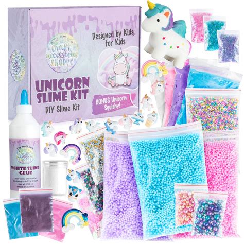 Buy Unicorn Slime Kit For Girls Ultimate Diy Slime Making Kit And Add