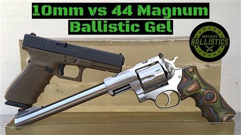 44 Magnum Vs 500 Sandw Magnum Ballistics Gel