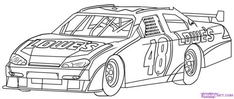 Nascar coloring pages side view and top view. 20+ Free Printable NASCAR Coloring Pages ...