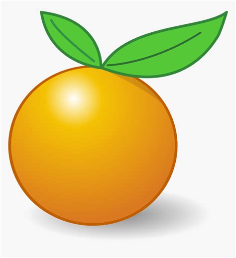 Orange Fruit Leaves Citrus Tropical Healthy Jeruk Clip Art Hd