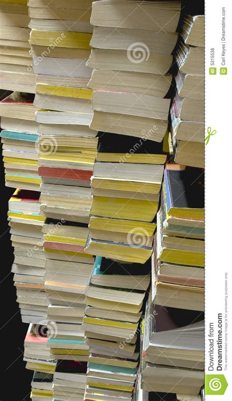 Stacks Of Used Paperback Books Stock Photo Image Of Knowledge