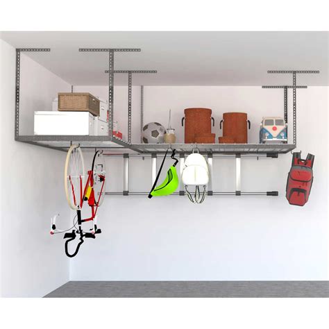 Maximizing Your Garage With Saferacks Overhead Storage Garage Ideas