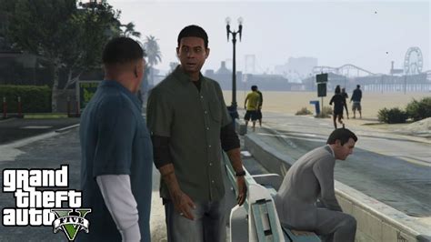 Grand Theft Auto V Gta 5 Michael Encounters Franklin And Lamar Next