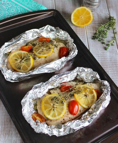 Fish Foil Packets With Vegetable That You Can Grill Or Bake Recipe