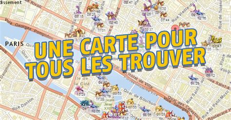 Pokévision La Carte Du Monde Qui Localise Les Pokémon En Temps Réel