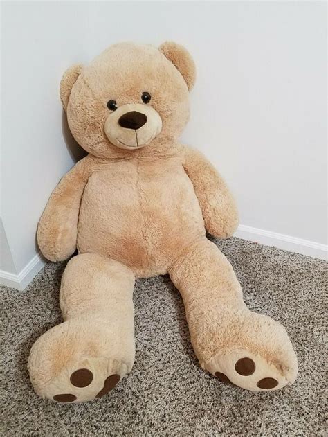 48 Jumbo Teddy Bear Giant Big Stuffed Animal Tan Brown Plush Soft