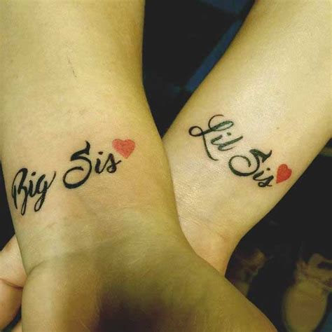 55 Heart Melting Sister Dedicated Tattoos Designs And Ideas