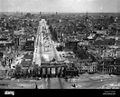 Image shows Berlin devistated at the end of the Second World War. The ...