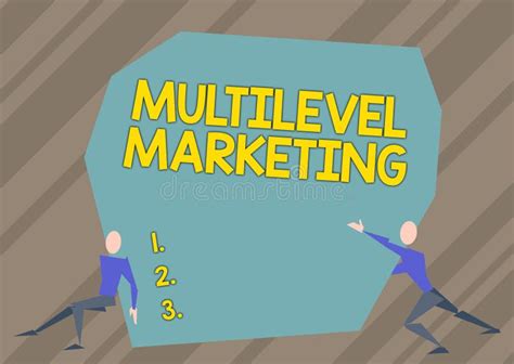 Multilevel Marketing Chart Isolated Stock Illustration Illustration
