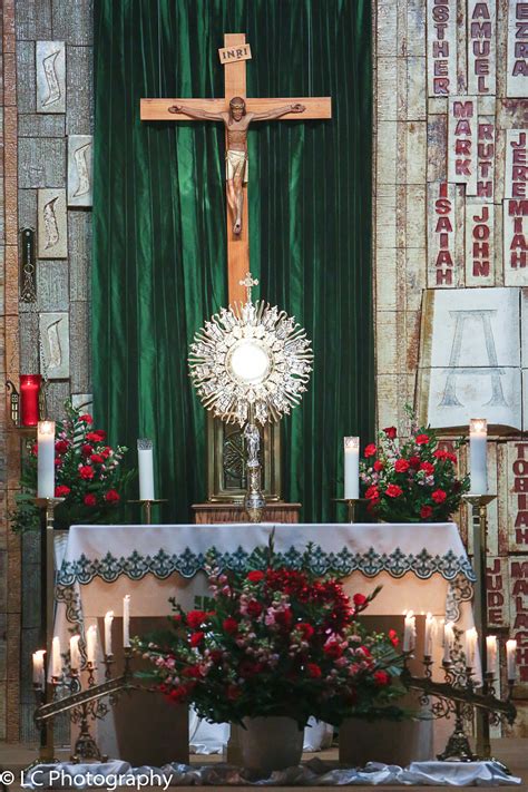 Adoration Of The Eucharist Prince Of Peace Catholic Church San