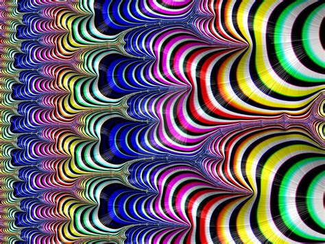 Hypnotic Fractal Art Colorful Backgrounds Colorful Pictures
