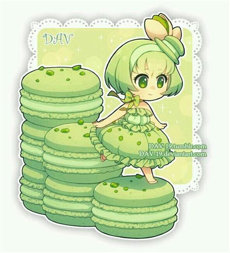 Food Dav Cute Anime Chibi Chibi Girl Cute Kawaii Drawings
