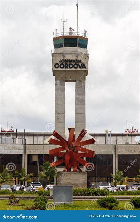 Tower Medellin Rionegro Mde Airport In Colombia Editorial Photo Image