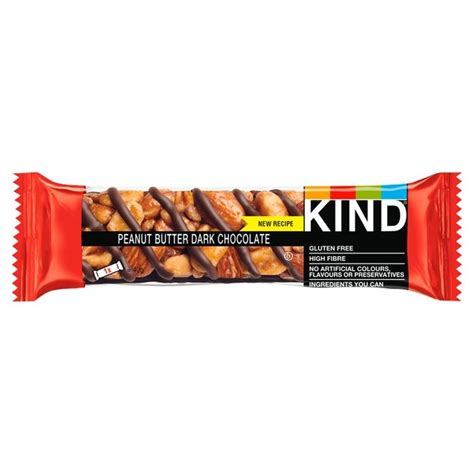 Kind Bars Peanut Butter And Dark Chocolate Bar 40g From Ocado