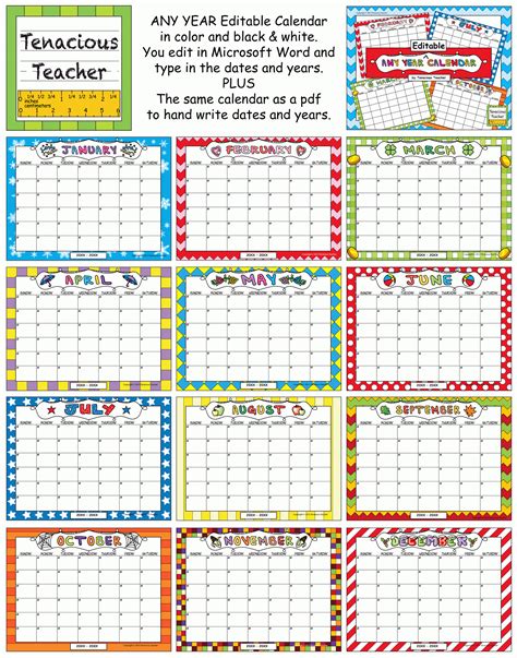 Blank Calendar For Classroom Use Calendar Printable Free