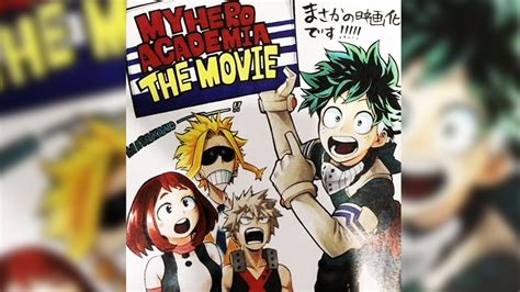 But, unfortunately, hero otaku midoriya that is, until he met all might, the greatest hero of all time. My Hero Academia 2018 Movie Announcement Scan - ShonenGames