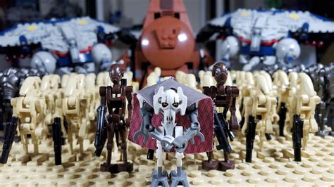 My Giant Lego Separatist Battle Droid Army Lego Star Wars Youtube