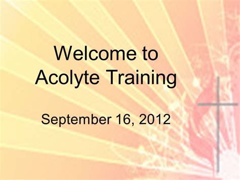 Acolyte Training Manual Methodist Faith Monthly News Faith In Orange