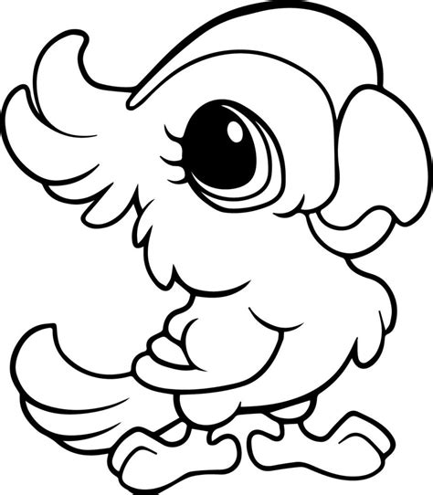 Coloring Pages For Kids Animals Cute