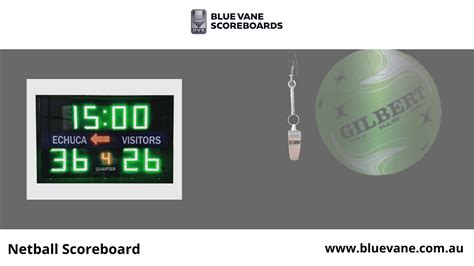 Blue Vane Scoreboards Netball Scoreboards Uses In Indoor And Outdoor