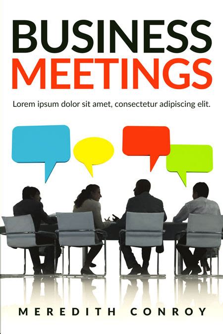 Business Meetings Non Fiction Pre Made Book Cover For Sale Beetiful