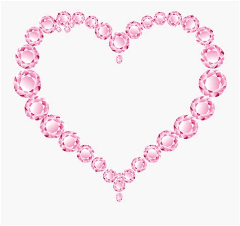 Pink Glitter Heart Png Free Transparent Clipart Clipartkey