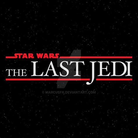 The Last Jedi Retro Styled Logo By Marcusfx On Deviantart