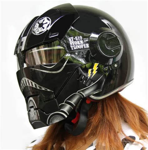 Star Wars Motorcycle Helmet Masei Open Face Half Helmet Motocross High