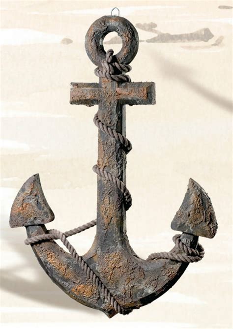 Check spelling or type a new query. Nautical Fouled Wooden Ship's Anchor