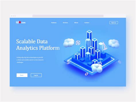Scalable Data Analytics Platform By Nermin Muminovic For Hyper Lab On Dribbble Web Design