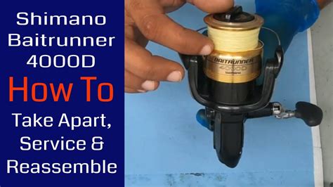 Shimano Baitrunner D Fishing Reel How To Take Apart Service And