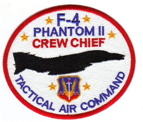 F 4 Phantom Ii Crew Chief Patch Tactical Air Command Tac