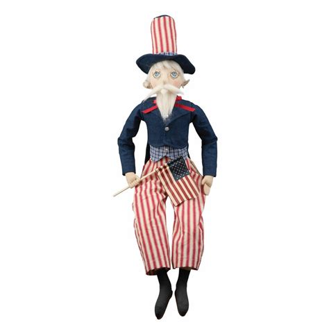 gathered traditions uncle sammy patriotic art doll wayfair