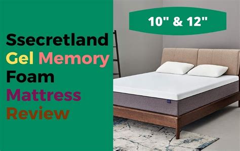 This layer will also allow the sleeper to sink into the mattress for pressure relief and provide some contouring to the body. Ssecretland Gel Memory Foam Mattress Review - 10 & 12 Inch