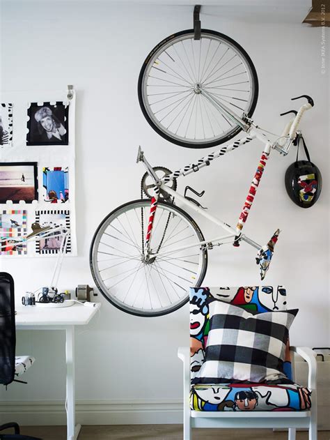 We have compiled some ideas, but if. Hang your bike from the ceiling. | Bike decorations, Loft ...