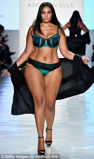 Ashley Graham Takes Addition Elle Runway At Nyfw Daily Mail Online Hollywood Actress Photos