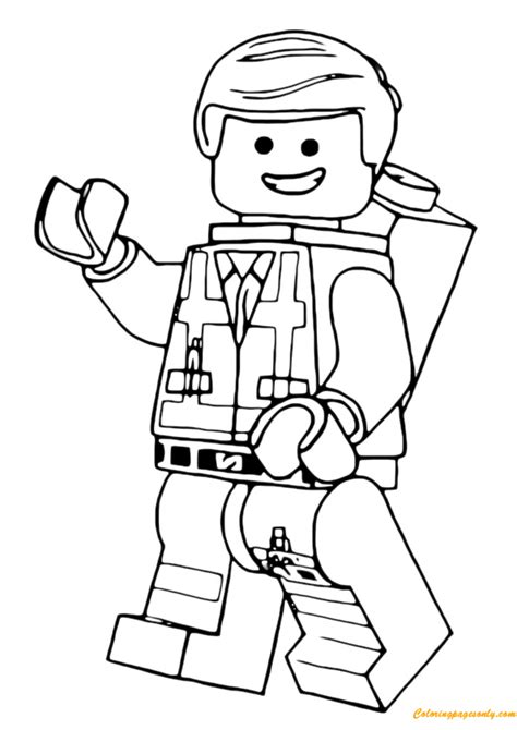 Explore 623989 free printable coloring pages for you can use our amazing online tool to color and edit the following lego valentine coloring pages. Lego Emmet Coloring Pages - Toys and Dolls Coloring Pages ...