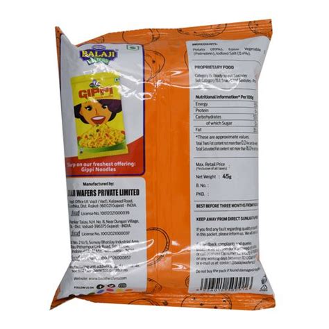 Buy Balaji Wafers Simply Salted 45 Gm Pouch Online At The Best Price Of