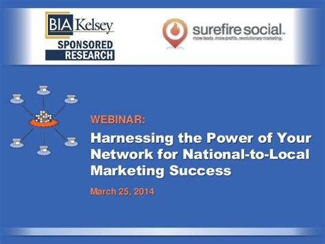 Harnessing The Power Of Your Network For National To Local Marketing