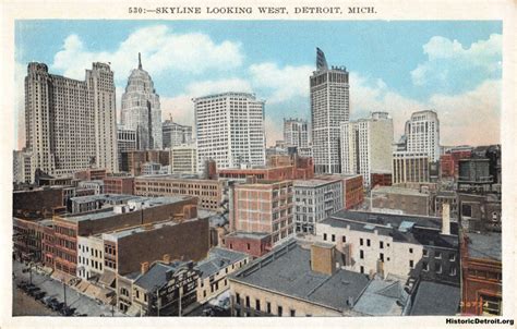Downtown Detroit Postcards — Historic Detroit